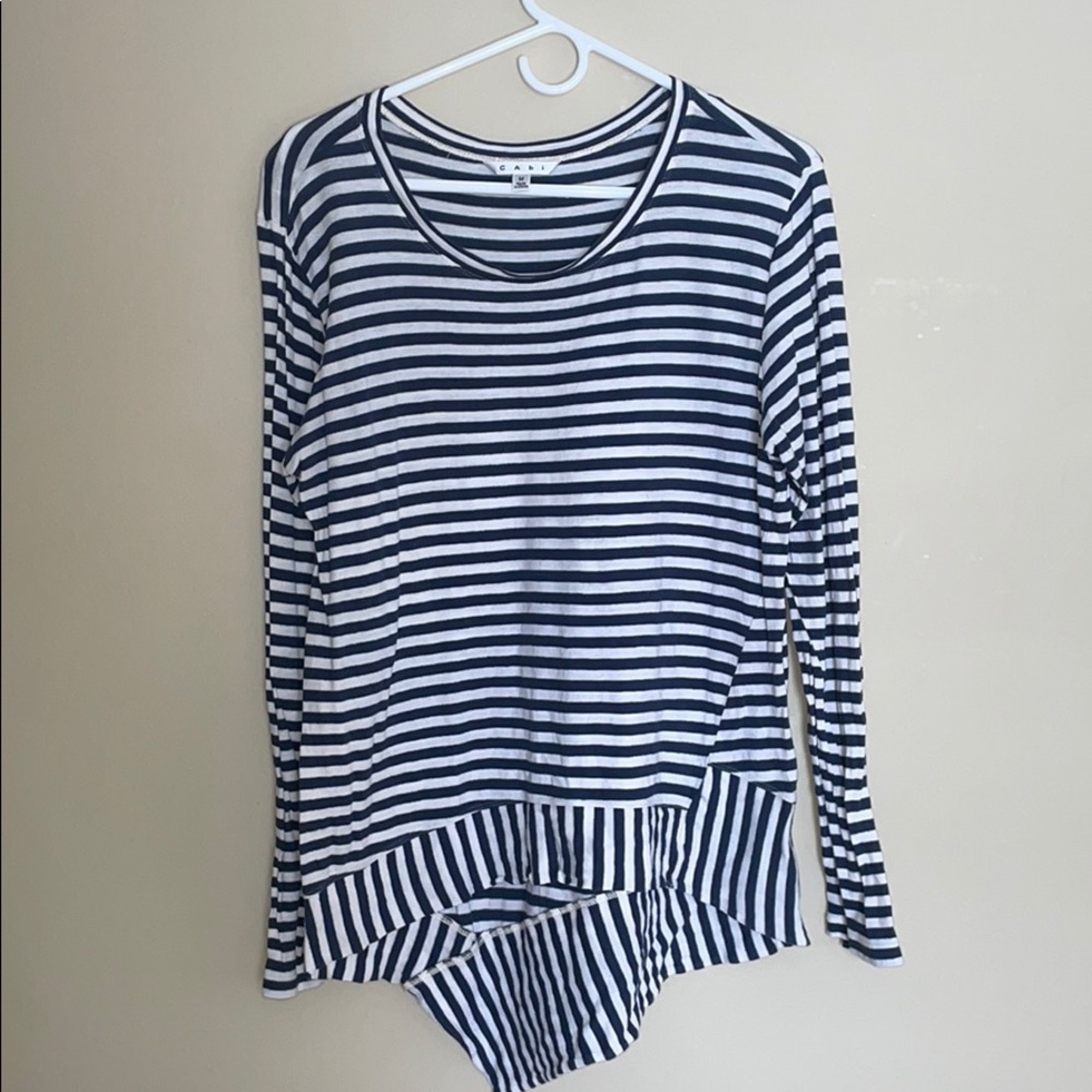 Striped longsleeve T-shirt.